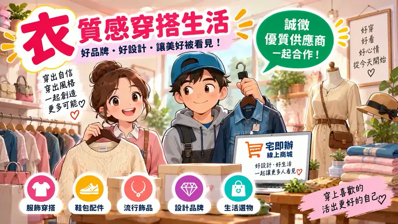 衣｜服飾選品新版合作影片畫面